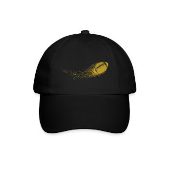 Vintage Rugby. American Football Gifts for dad,bro - Baseball Cap - black/black - Front