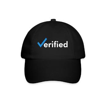 Verified - Verifiziert - Baseball Cap - black/black - Front