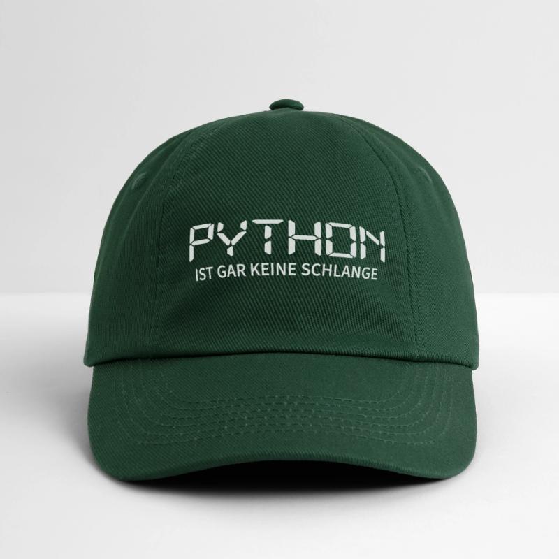 Nerd Python-Coder Server Download Programming Baseball Cap