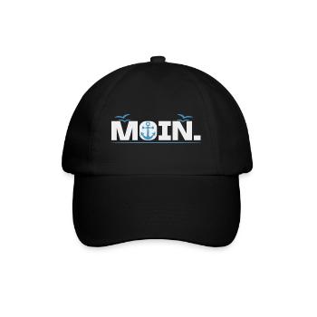 Hello. Welcome Hamburg Saying Hamburg am Hafen - Baseball Cap - black/black - Front