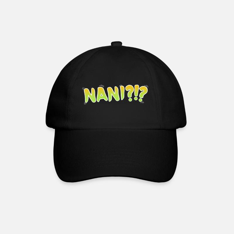 Nani ?!? - Baseballkappe - Schwarz/Schwarz