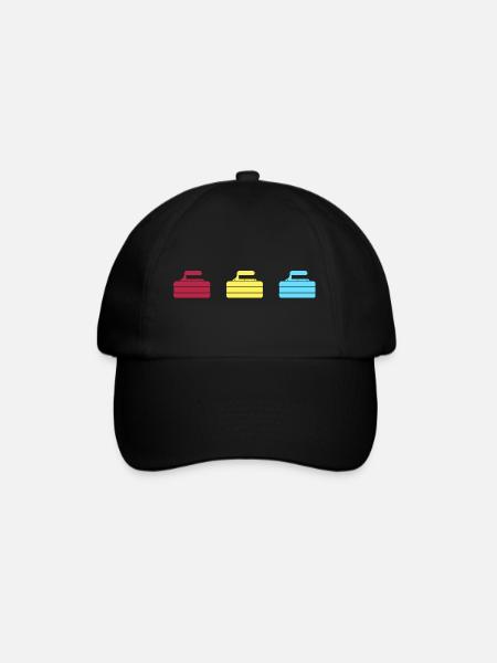 Curling Pierres de curling Curling Curling Curl - Casquette classique - noir/noir