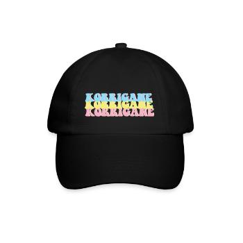 Korrigane en couleur - Casquette classique - noir/noir - Devant