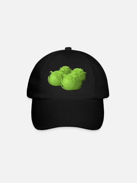 salad - Baseball Cap - black/black