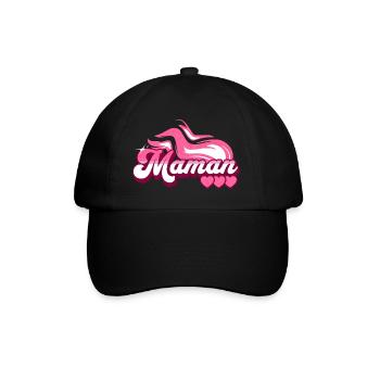 Flamme Cadeau Meilleure Maman - Casquette classique - noir/noir - Devant