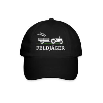 Tractor Feldjäger Village Child Farm Country Egg - Baseball Cap - black/black - Front