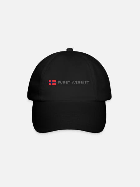 Furet de Norvège mordu par les intempéries - Casquette classique - noir/noir