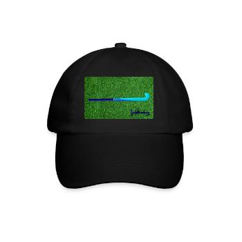Field Hockey Artificial Turf Hockey Hockey Sticks - Baseball Cap - black/black - Front