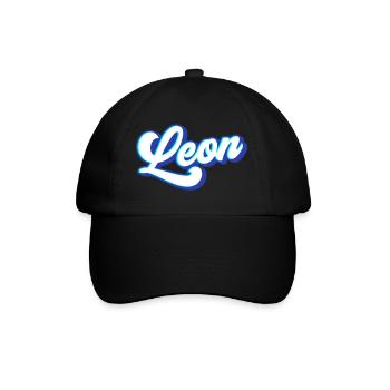 Leon | Colors changeable - Baseball Cap - black/black - Front