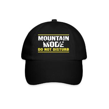 Bergwandern Alpinist Bergwandern Mountain - Baseballkappe - Schwarz/Schwarz - Vorne