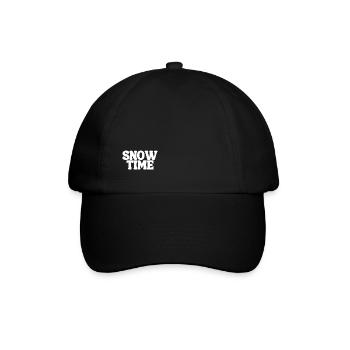 SNOW TIME HIVER SAISON SKI NEIGE - Casquette classique - noir/noir - Devant