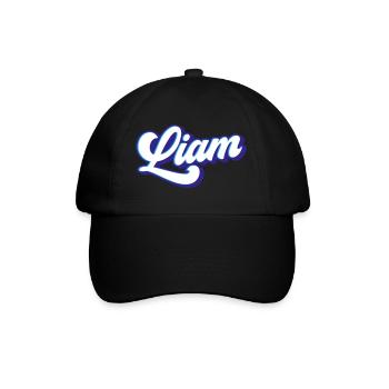 Liam | Colors changeable - Baseball Cap - black/black - Front