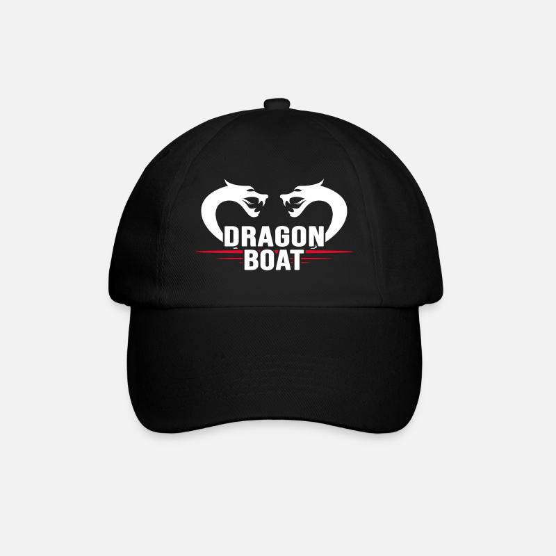 drachenboot drachenboot-rennen drachenbootfahrer - Baseballkappe - Schwarz/Schwarz