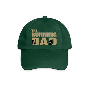 The running dad cadeau anniversaire papa humour - Casquette classique - vert bouteille - Devant