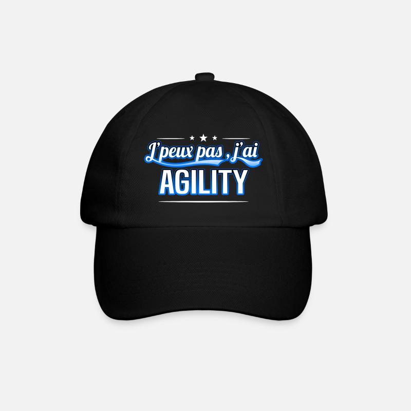 Agility - j'peux pas , j'ai Agility - Casquette classique - noir/noir