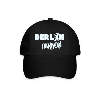Berlin Pankow lettrage Grafitti souvenir district - Casquette classique - noir/noir - Devant