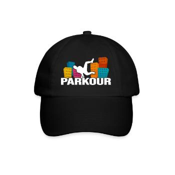 Parkour Traceur Freerun CityParkour Jump - Casquette classique - noir/noir - Devant
