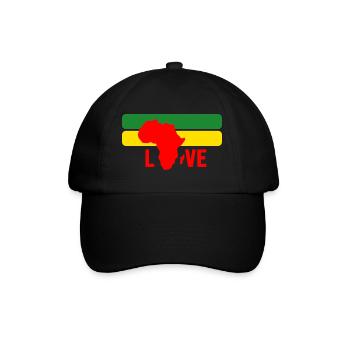 Africa Love African Black Afro Party Safari - Casquette classique - noir/noir - Devant