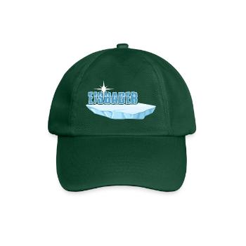 Ice baths, winter bath, hardening, cold therapy, ice bath - Baseball Cap - bottle green - Front