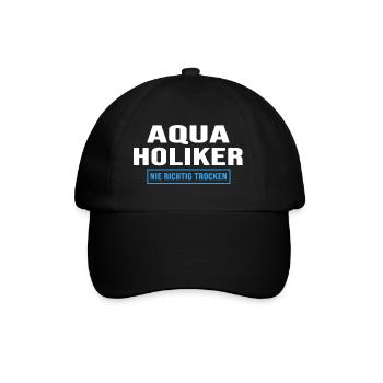 Aquarium aquarist water change - Baseball Cap - black/black - Front