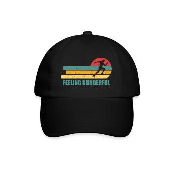 Runner Marathon Running est génial - Casquette classique - noir/noir - Devant