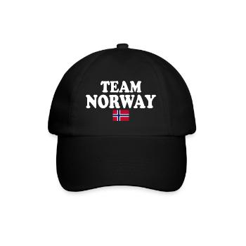 Team norway - Casquette classique - noir/noir - Devant