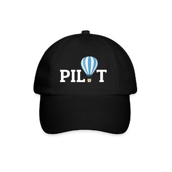 Montgolfière Montgolfière Pilote de montgolfière - Casquette classique - noir/noir - Devant