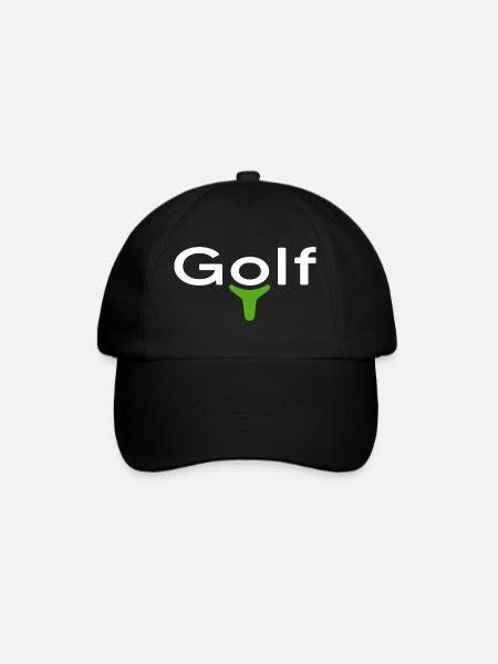 Golf Golf Golfer Golf Course Handicap - Casquette classique - noir/noir