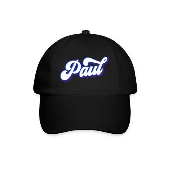 Paul | Colors changeable - Baseball Cap - black/black - Front