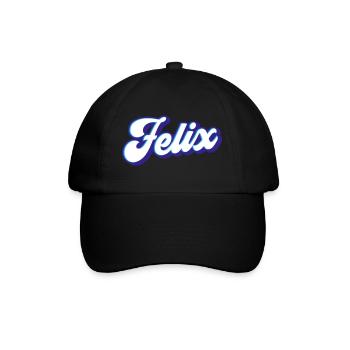 Félix | Couleurs changeantes - Casquette classique - noir/noir - Devant