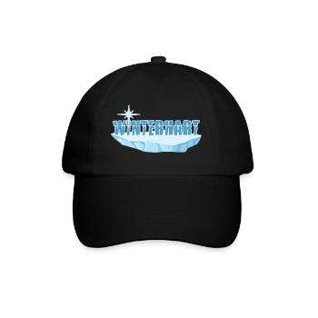 Ice bathing, hardy, winter baths, winter swimming - Baseball Cap - black/black - Front