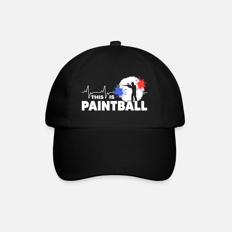 Paintball Gotcha Paintball Player - Baseball Cap - black/black