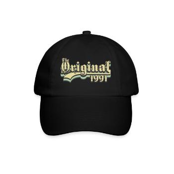 Born in 1991 - Baseball Cap - black/black - Front