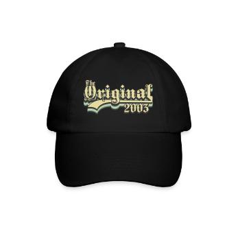 Born in 2003 the original - Baseball Cap - black/black - Front