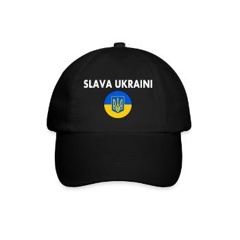 Slava ukraini - Casquette classique - noir/noir - Devant