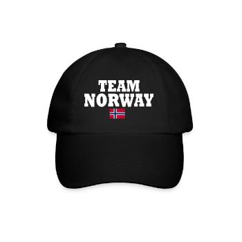 Team norway - Casquette classique - noir/noir - Devant