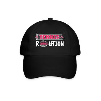 Match de tennis Balle Joueur de tennis Tennis-love - Casquette classique - noir/noir - Devant