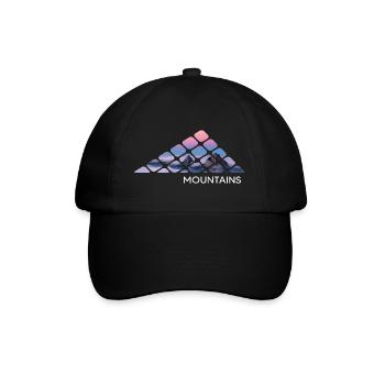 Randonnée en montagne montagnes « montagnes » Servus Alpine sommet - Casquette classique - noir/noir - Devant