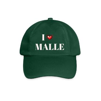 I Love Malle - Ich Liebe Malle -Mallorca - Party - Baseballkappe - Flaschengrün - Vorne