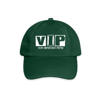 VIP PAPOU cadeau noel fête des pères anniversaire - Casquette classique - vert bouteille - Devant
