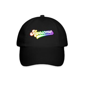 Awesome LGBTQ Pride | Show pride and diversity - Baseball Cap - black/black - Front