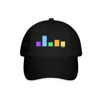 Parkour Arc-en-ciel-Parkour-Art Freerunning - Casquette classique - noir/noir - Devant
