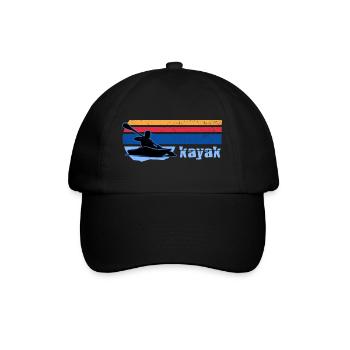 Kayak Kayak Tour Pagayer Kayak-Sun - Casquette classique - noir/noir - Devant