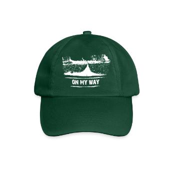 Sur mon chemin - motard motard - Casquette classique - vert bouteille - Devant