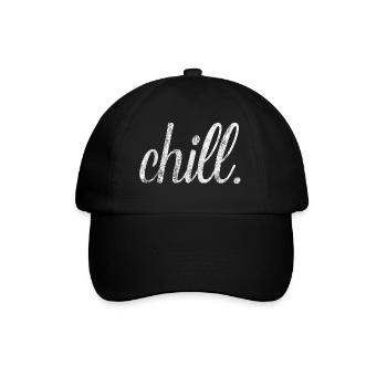 Chiller Chill Hipster Shirt cadeau - Casquette classique - noir/noir - Devant
