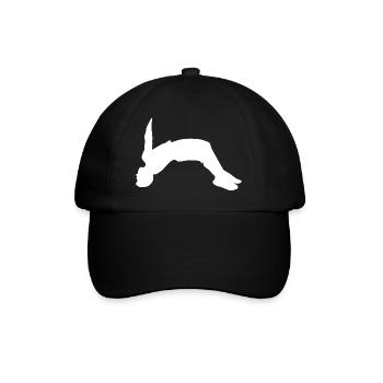 Backflip blanc - Casquette classique - noir/noir - Devant