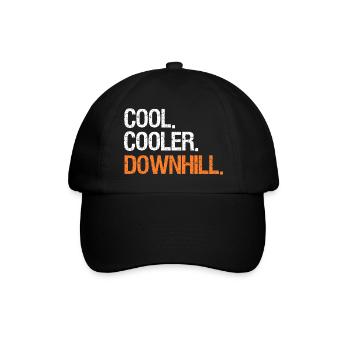 Downhill - Baseballkappe - Schwarz/Schwarz - Vorne