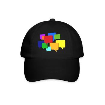 Bulles de différentes couleurs - Casquette classique - noir/noir - Devant