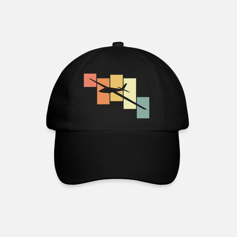 Modellflug - Baseballkappe - Schwarz/Schwarz