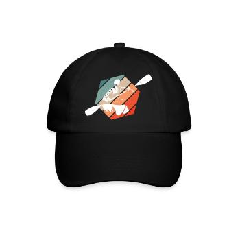 Kanu - Baseballkappe - Schwarz/Schwarz - Vorne